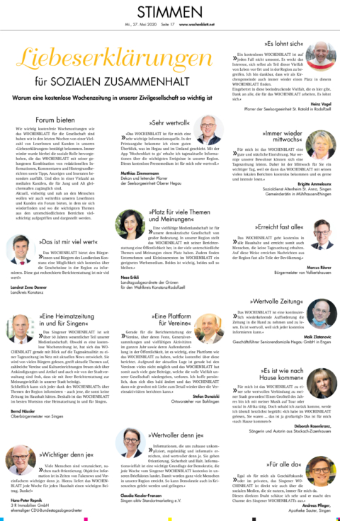 Singener Wochenblatt