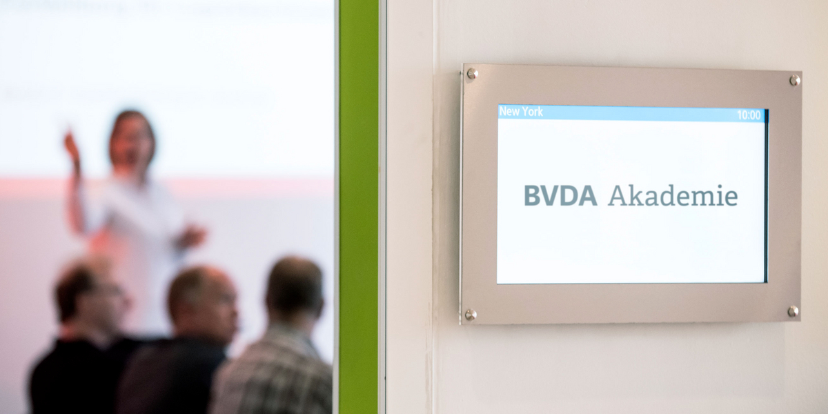 Schulungsraum der BVDA-Akademie