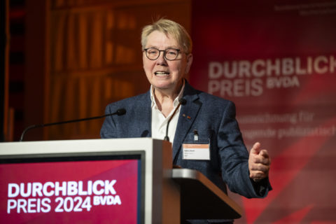 Festrednerin Sabine Werth, Gründerin und Vorstandsvorsitzende der Berliner Tafel